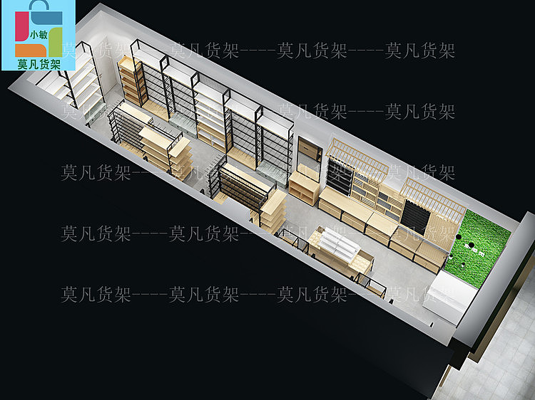 呼伦贝尔名创优品货架灵活百变-莫凡货架厂家供货