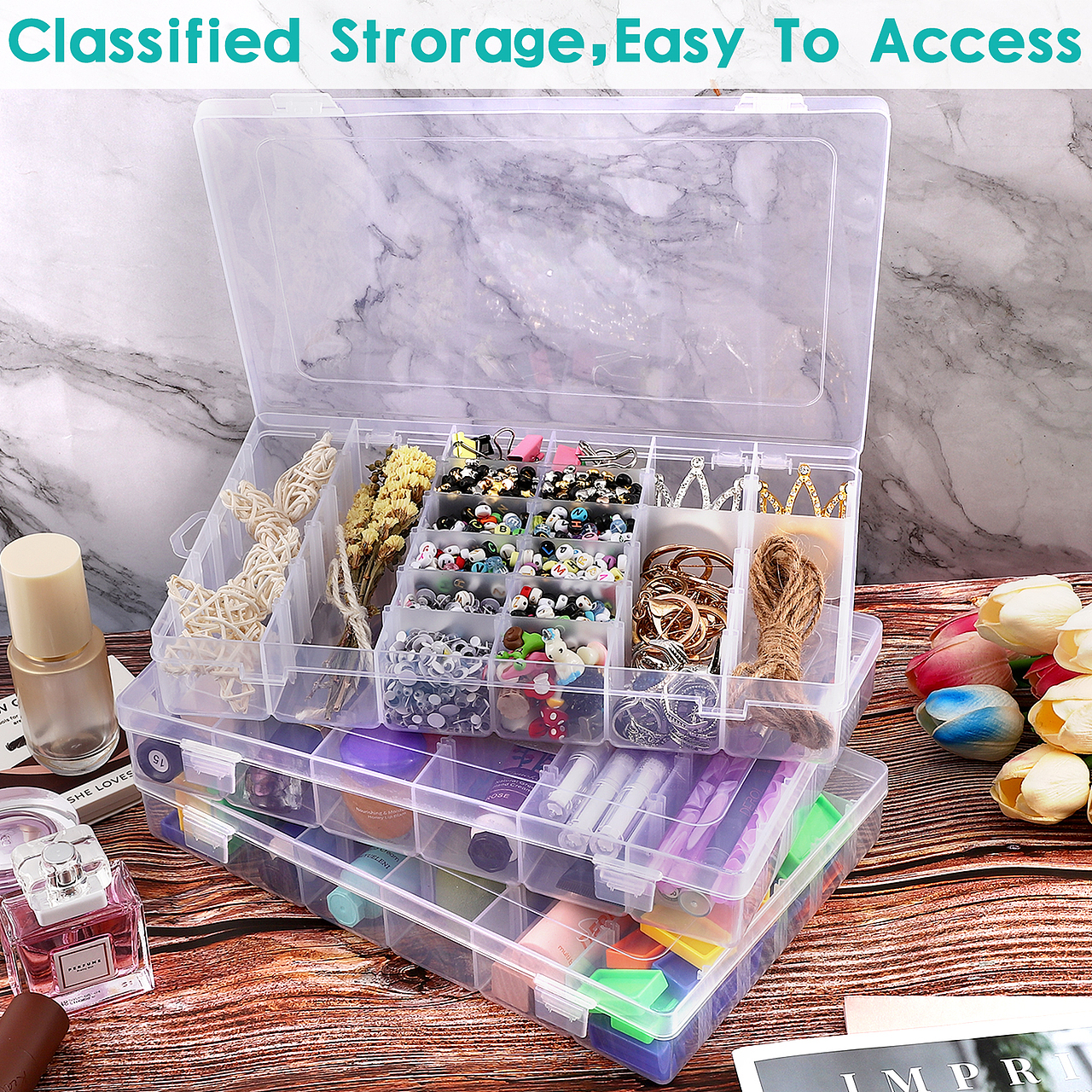 36格透明收纳盒