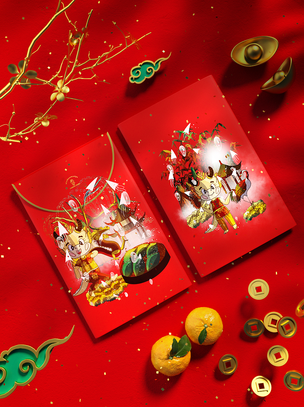 龙年IP|春节|敦煌|传统节日|龙年大吉2024