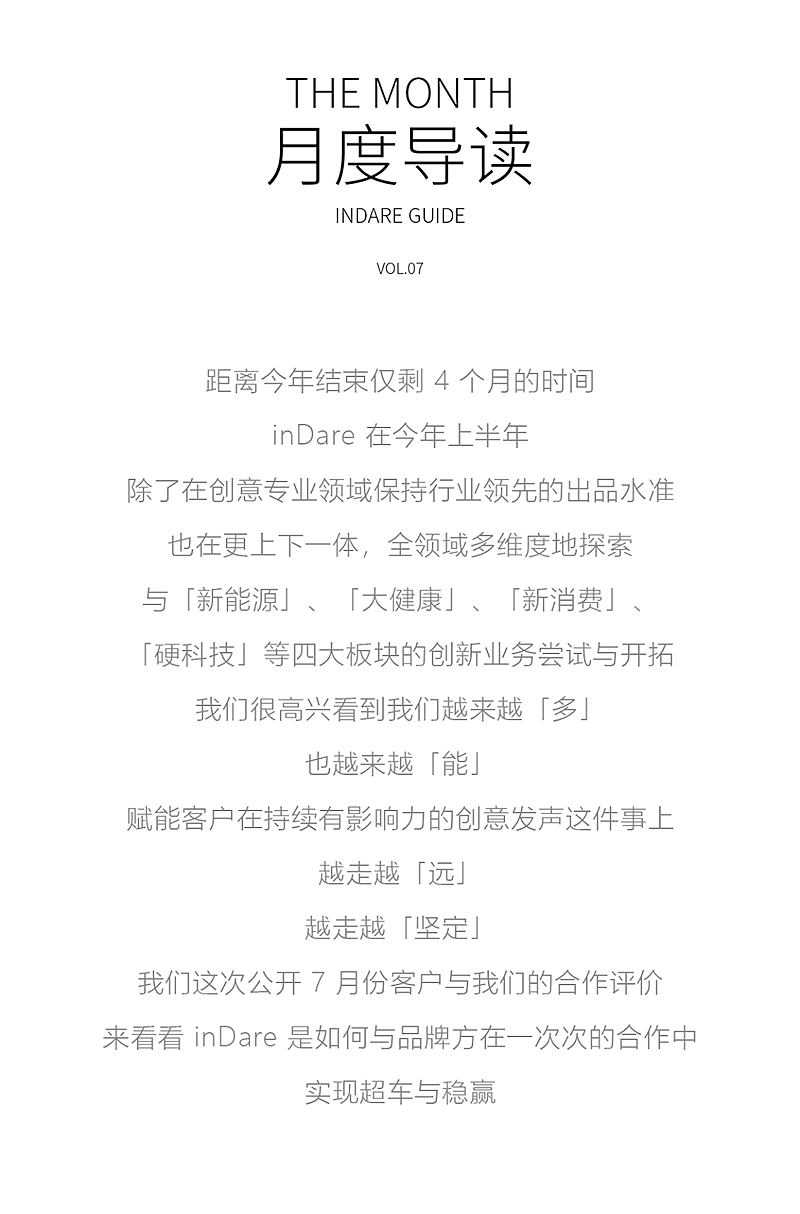 七月获奖&上新案例|inDare 中国创异®