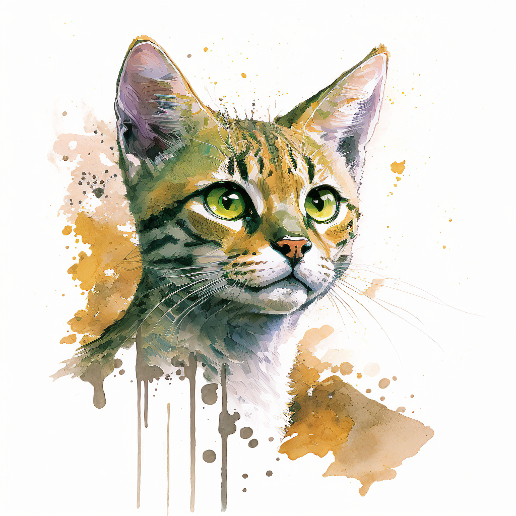 【AI绘画】水墨猫咪插画（图ZMzM1MTA1MzAw） - APP界面 - 站酷设计师叛妮的葱小宝原创素材 - 站酷ZCOOL