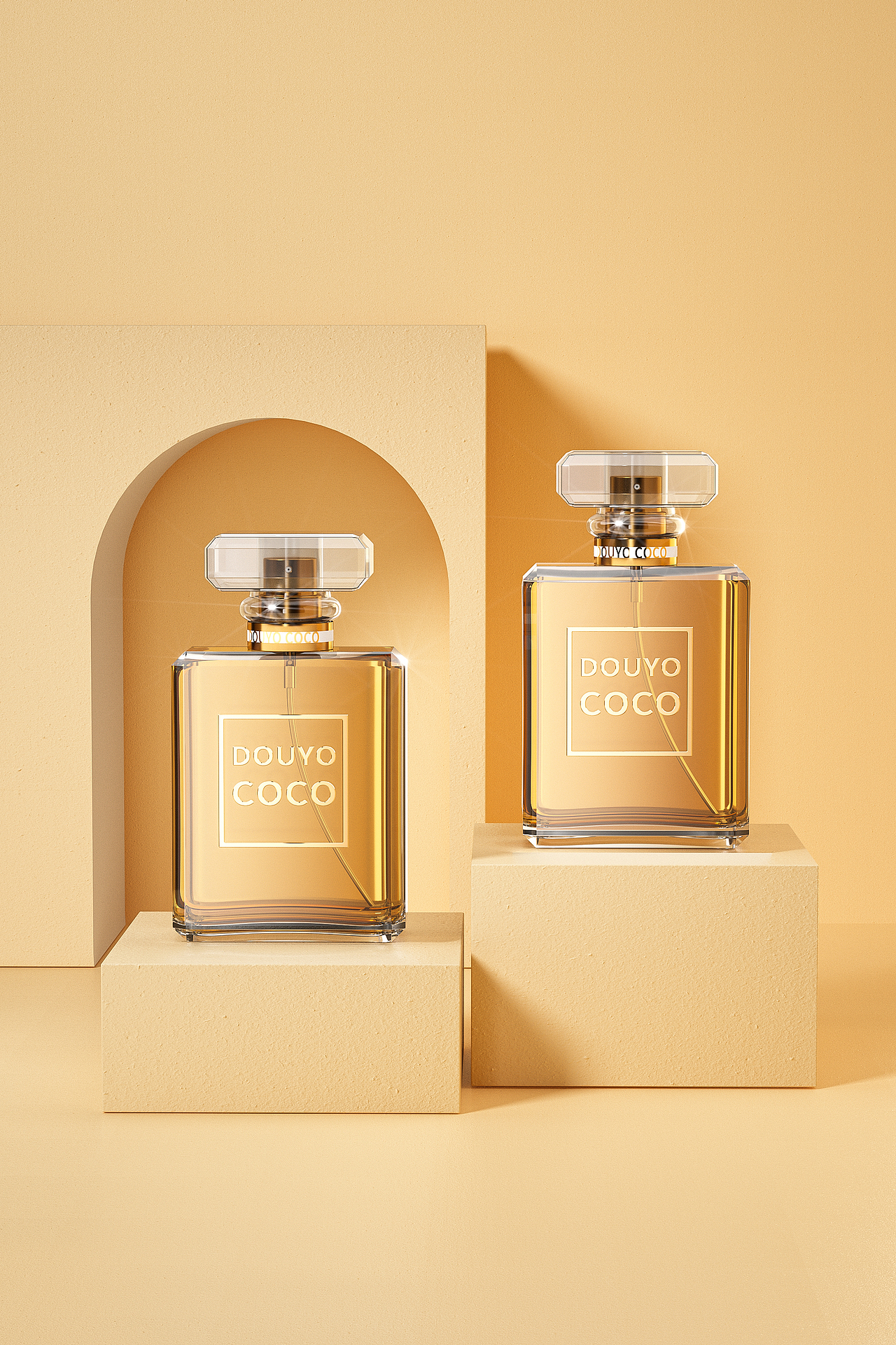 美妆系列上半年渲染总结/香水/分装瓶/指甲机/粉刺针