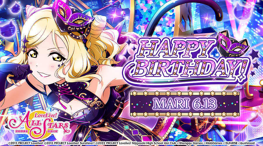 《Love Live! AS》2022年角色生日贺图（图ZMzI3MjU2NTA0） - 海报 - 站酷设计师edgar杨仔原创素材 - 站酷ZCOOL