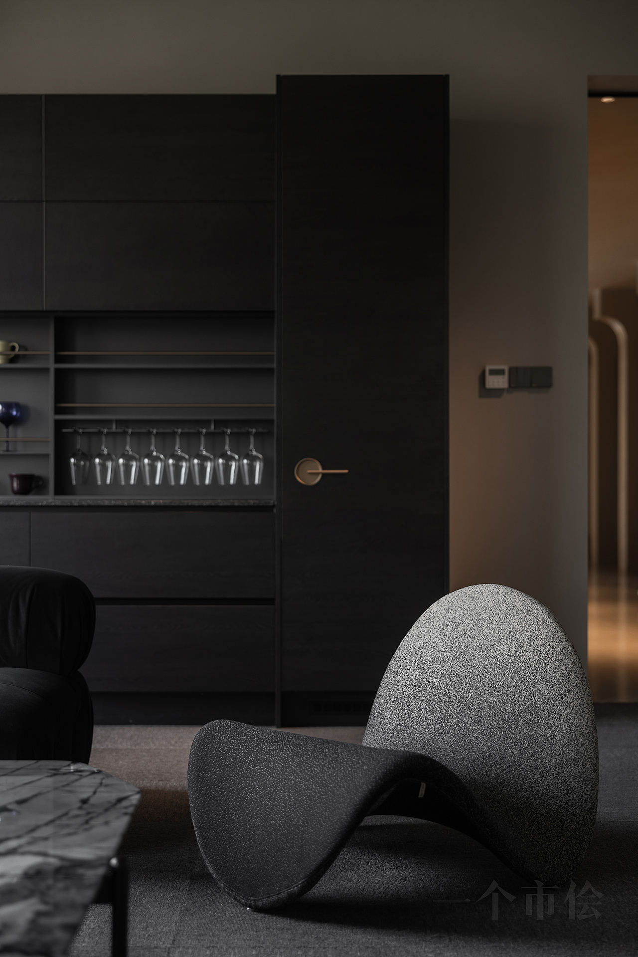 一个设计工作室内部空间表现