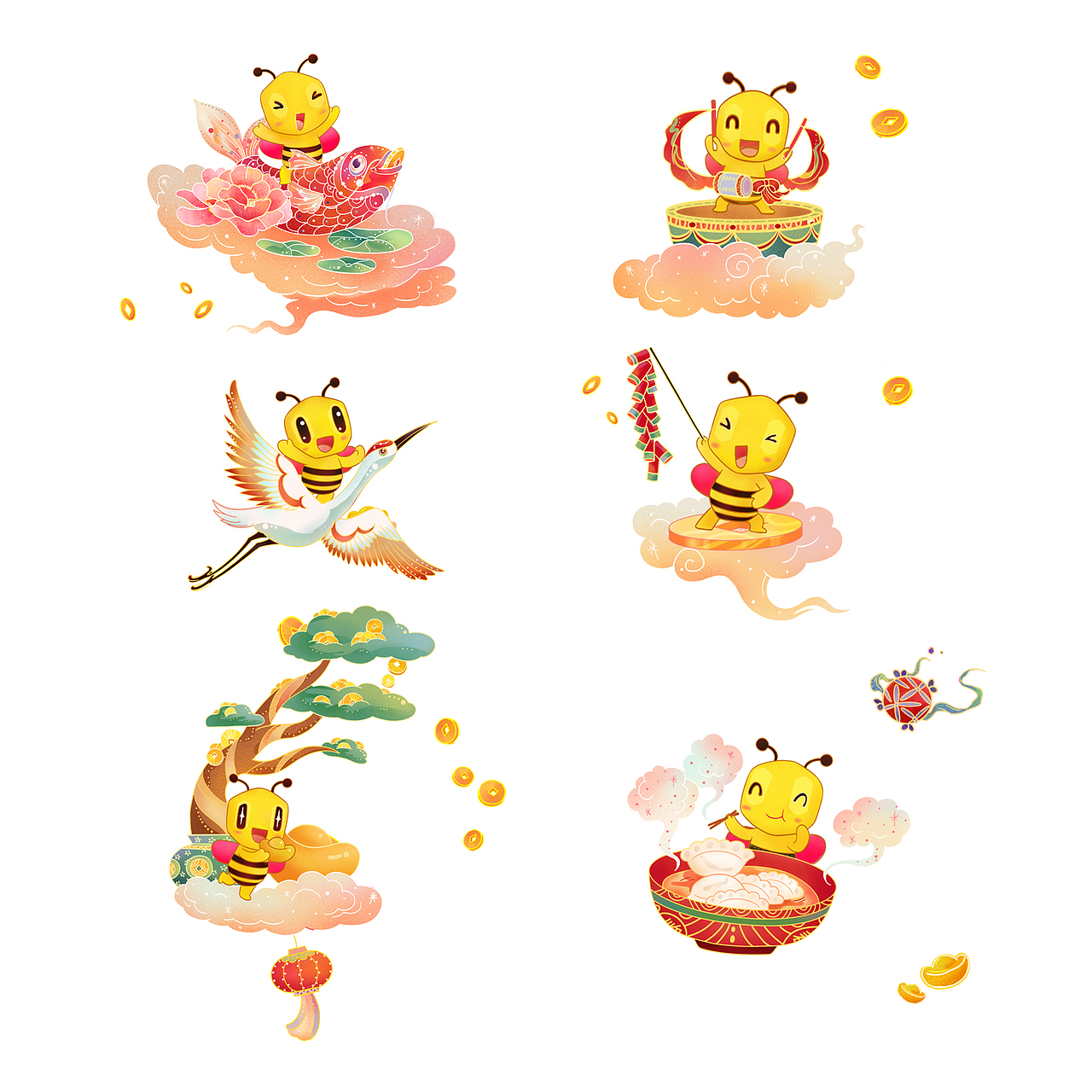 中环地产年味红包对联