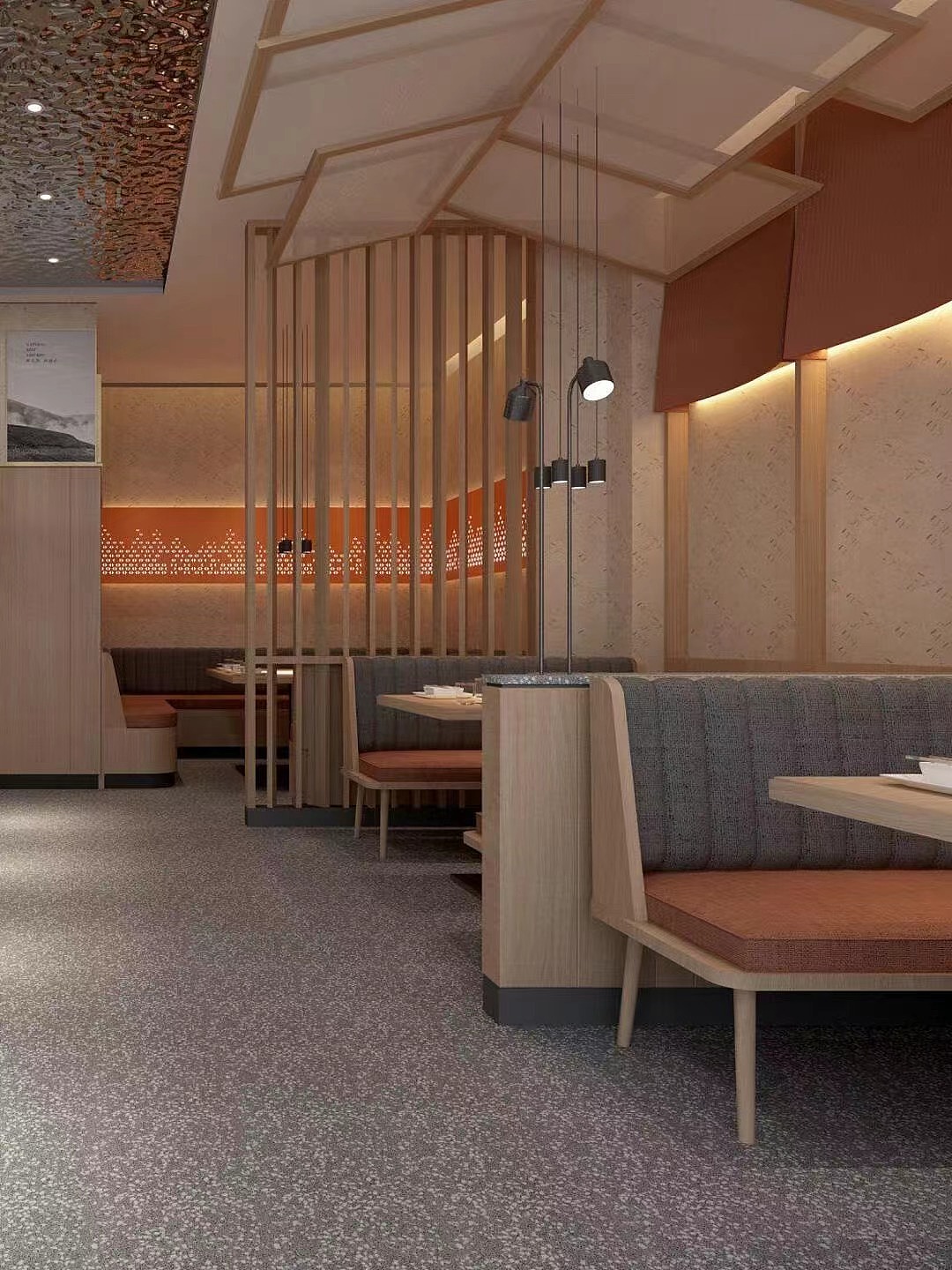 烤肉店装修设计案例|打造别样多彩餐饮空间