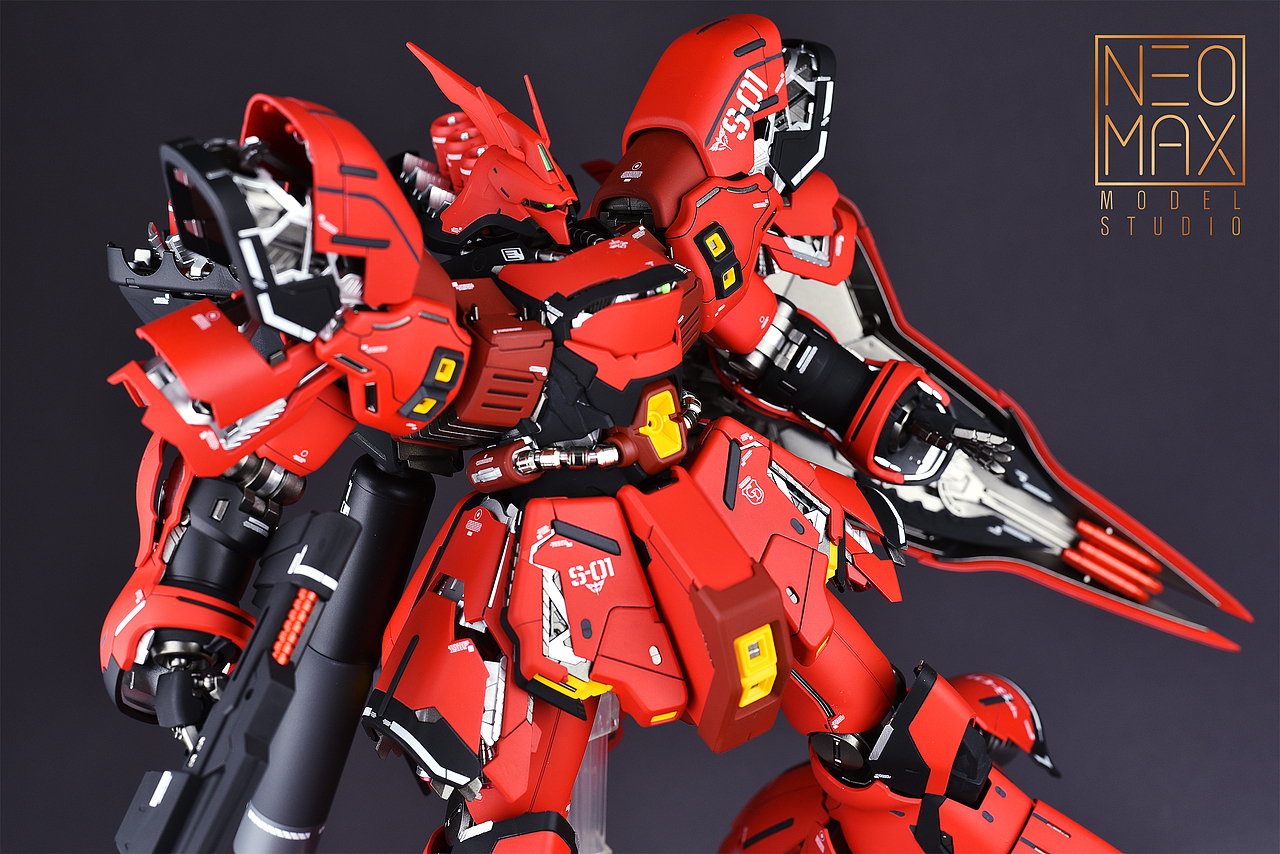 马沙逆袭!高达模型作品【万代mg 沙扎比ver.ka】