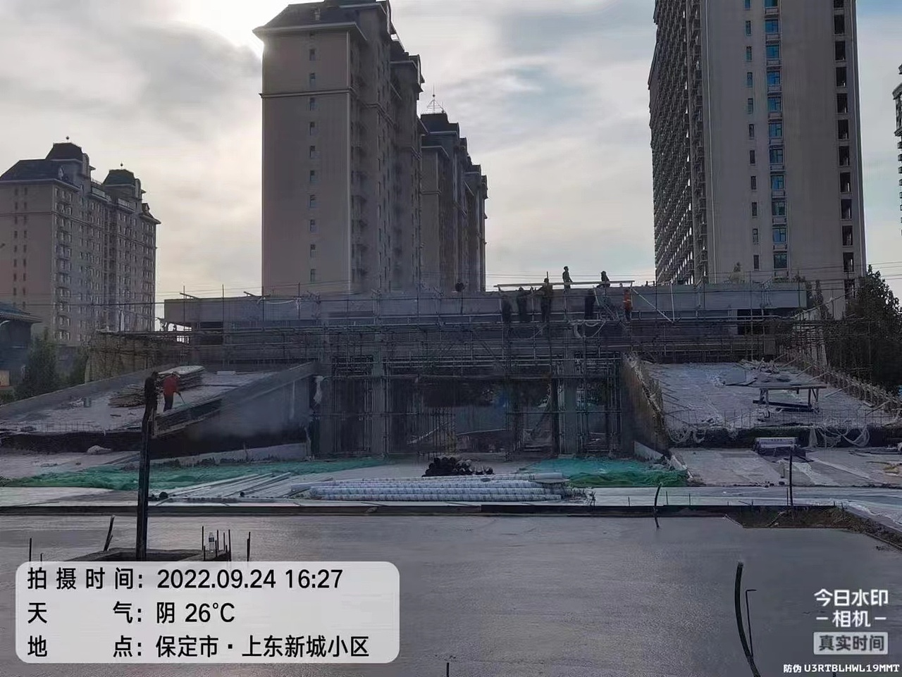 中式售楼部门楼 景观廊架金属整装工程 实景案例图片