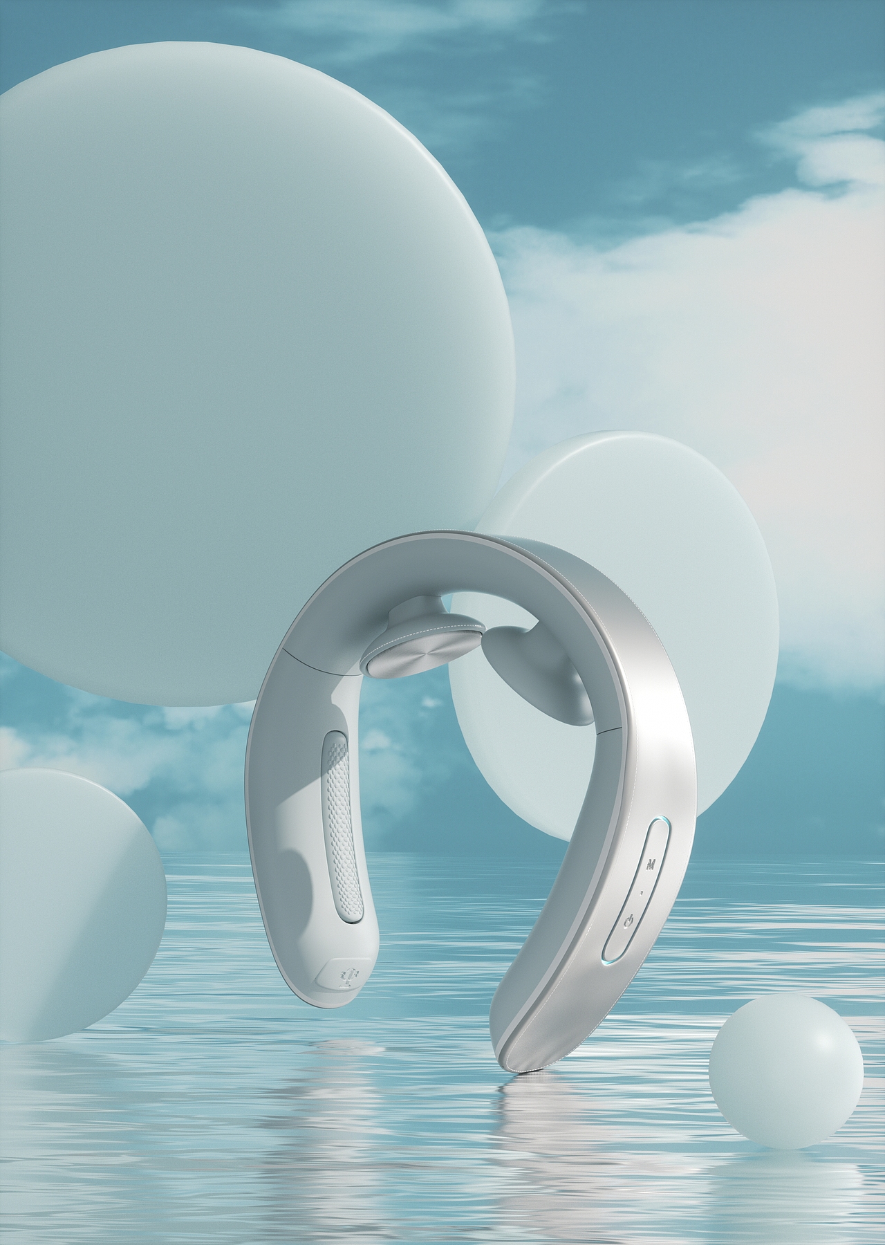 按摩仪场景建模渲染练习