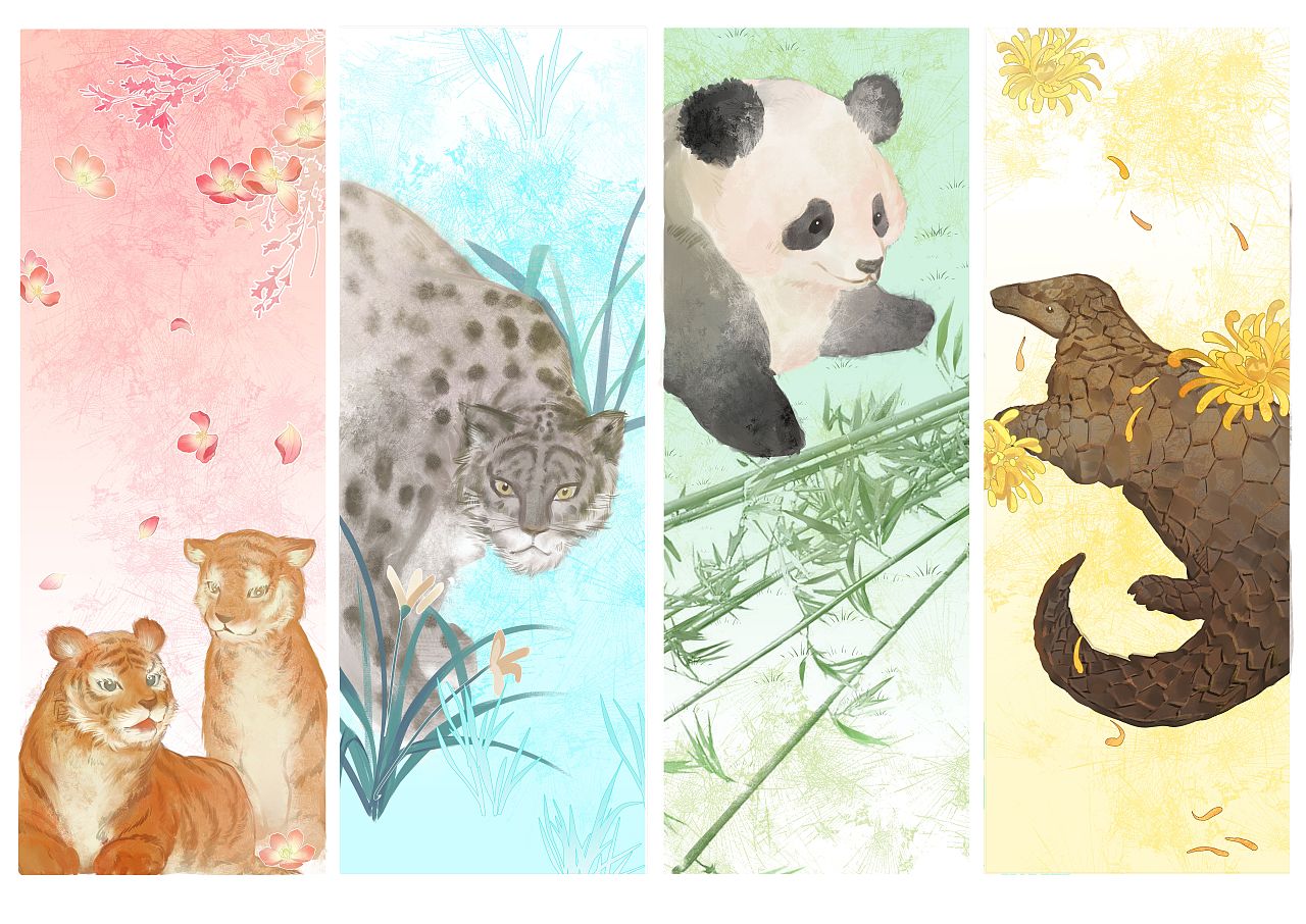 梅兰竹菊四君子