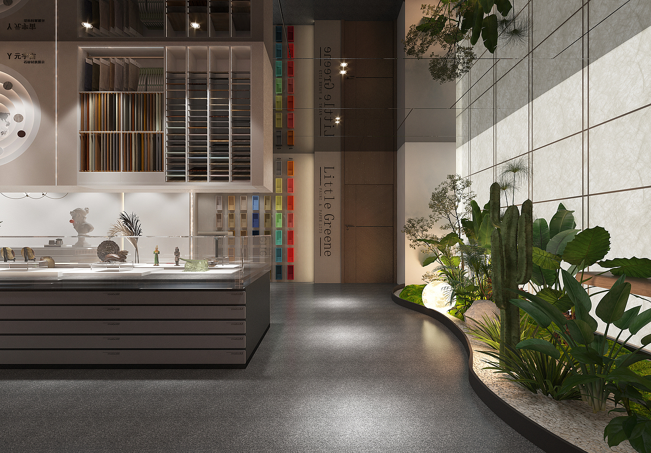 银川装修公司推荐|银川企业展厅装修设计效果图（图ZMzY0NDcxNTUy） - 商业空间设计 - 站酷设计师宁夏镹臻工装原创素材 - 站酷ZCOOL