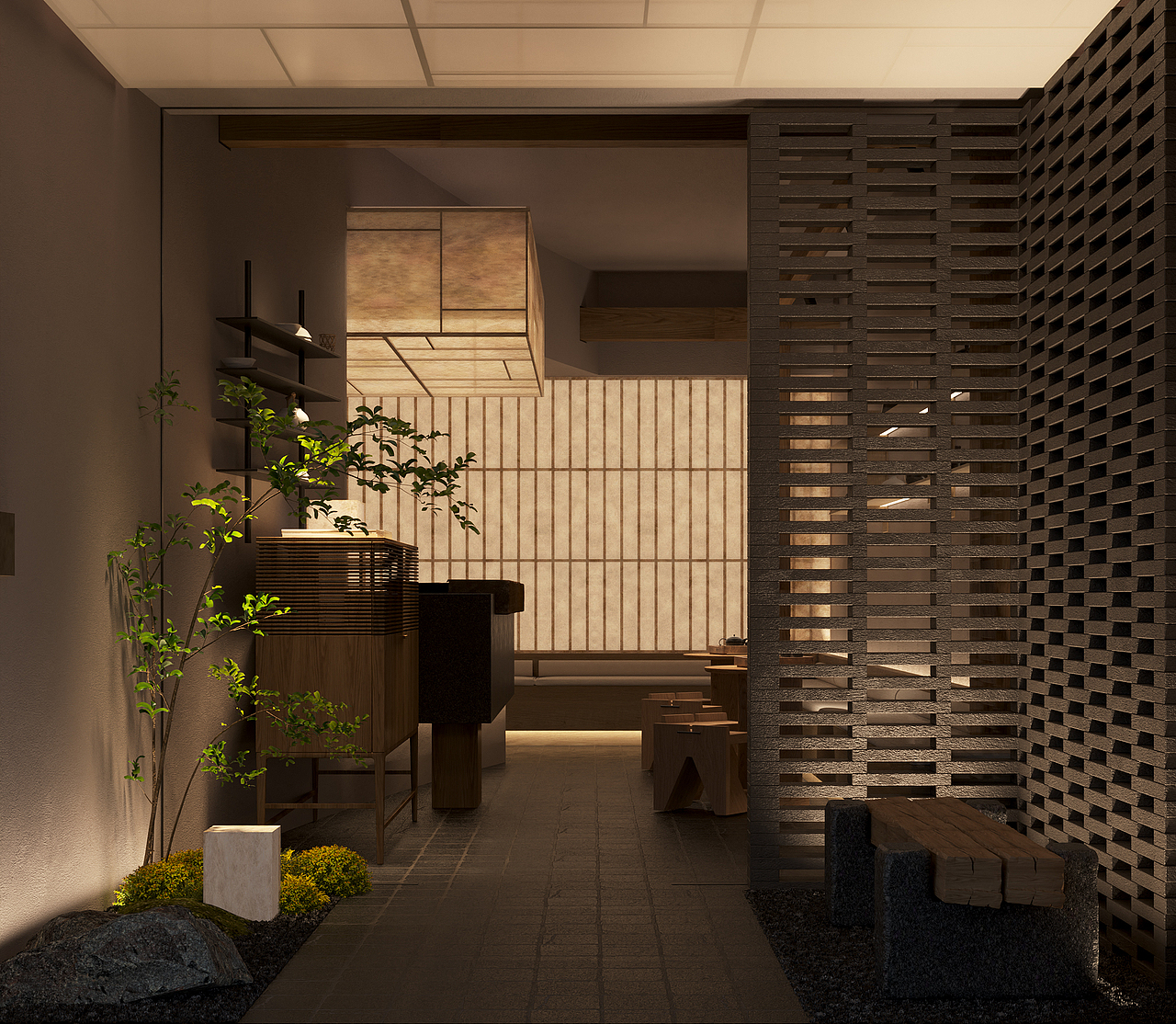 茶舍（图ZMzUxMjA1NzI4） - 商业空间设计 - 站酷设计师无畏视觉深化设计原创素材 - 站酷ZCOOL