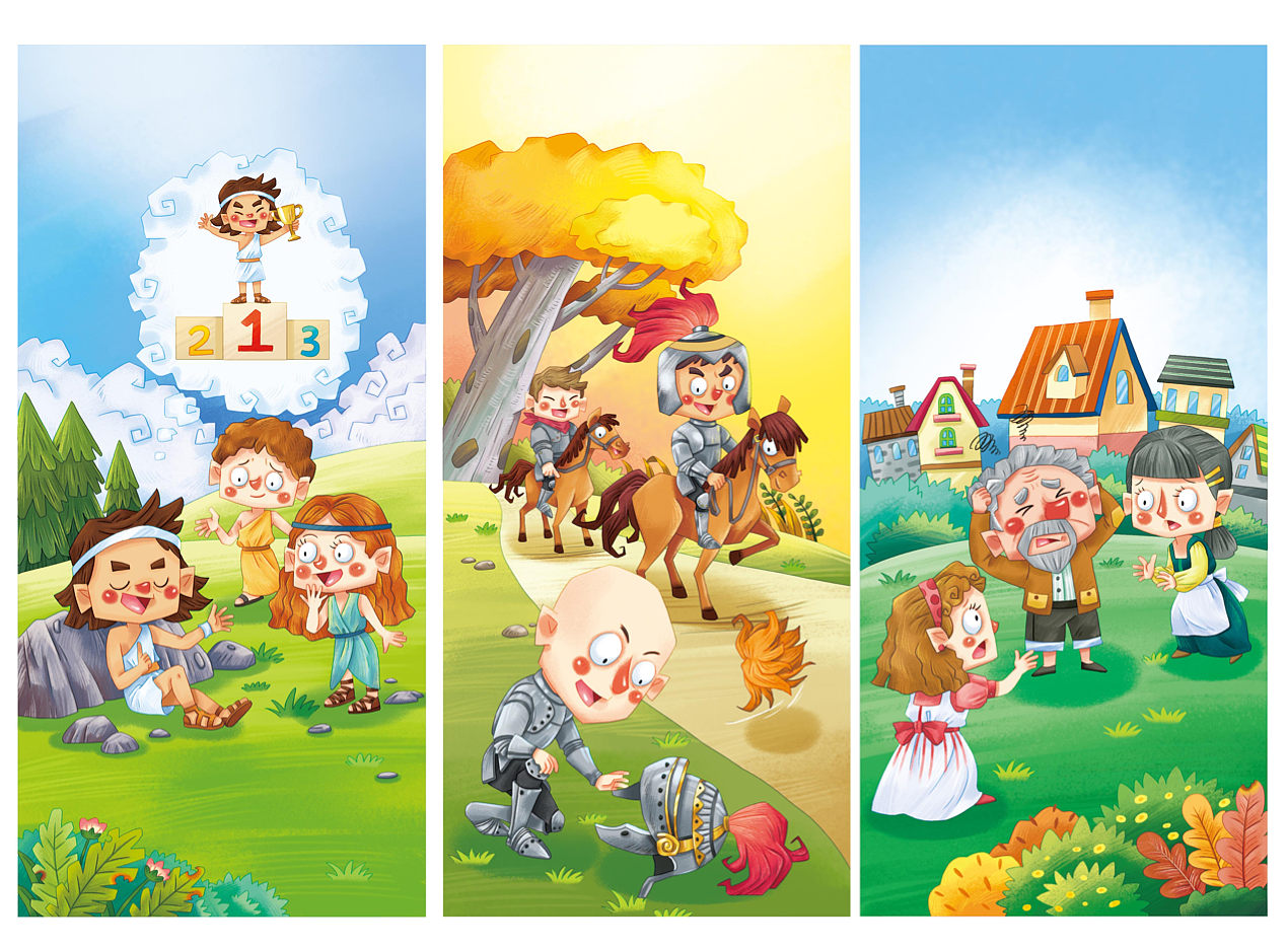 寓言故事绘本（节选）（图ZMzMzNDU4ODQ0） - 儿童插画 - 站酷设计师兔牙工作室i原创素材 - 站酷ZCOOL