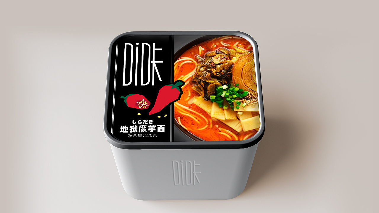 DI咔轻食魔芋面-包装设计