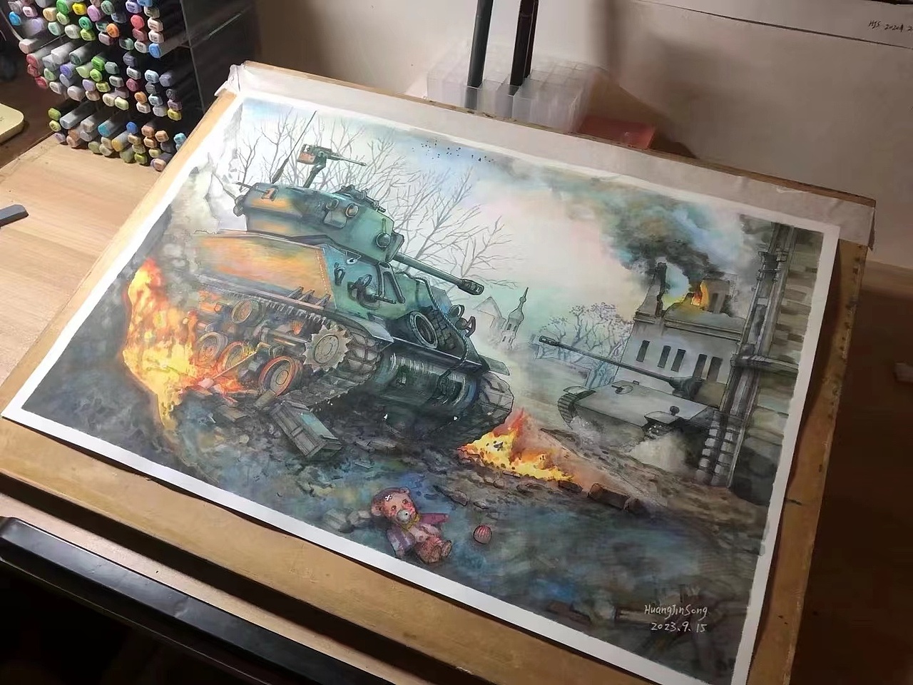 美军谢尔曼狂怒坦克