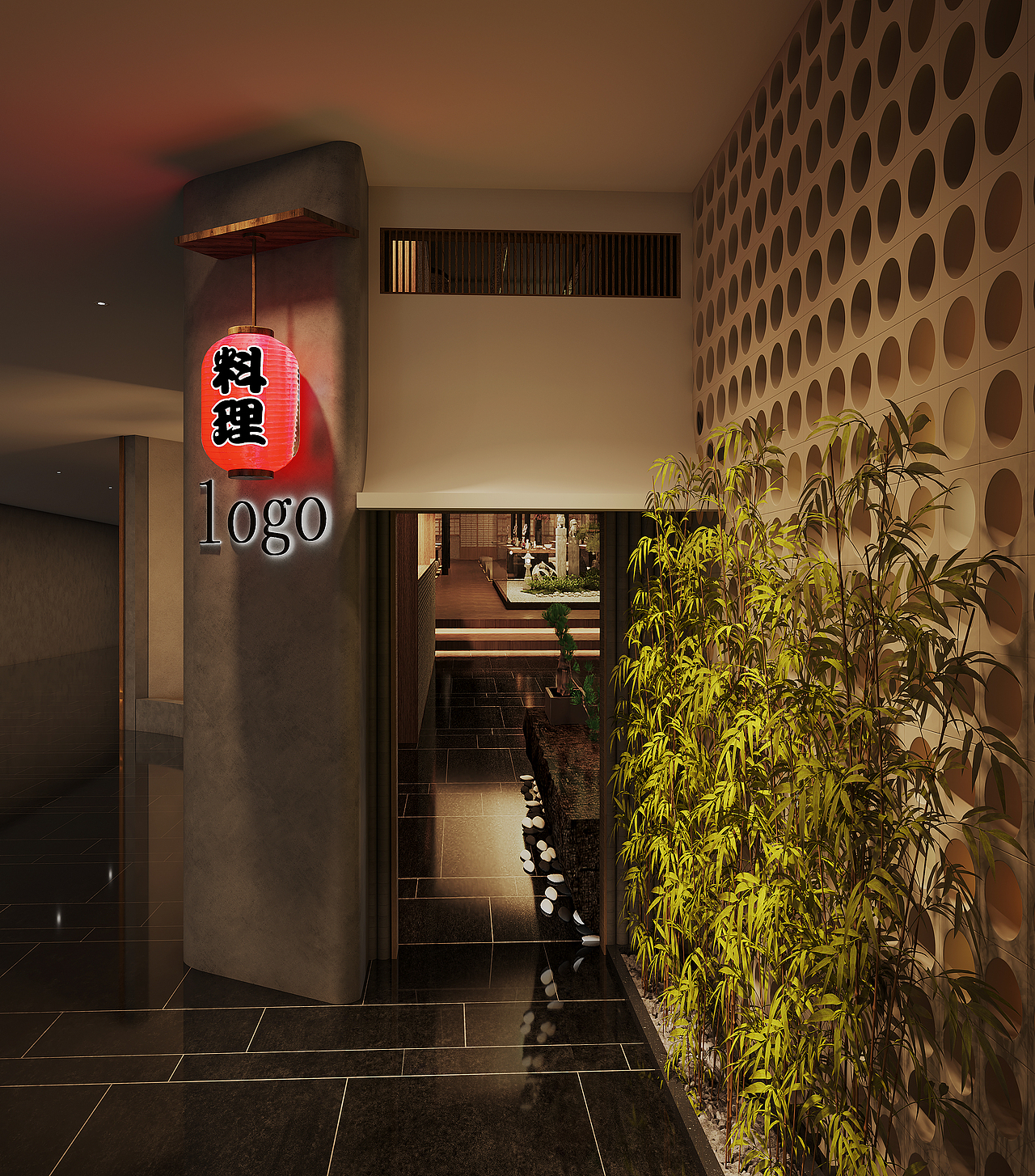 日料店（图ZMzIyMDE3MjY4） - 家装设计 - 站酷设计师筑创空间效果表现原创素材 - 站酷ZCOOL