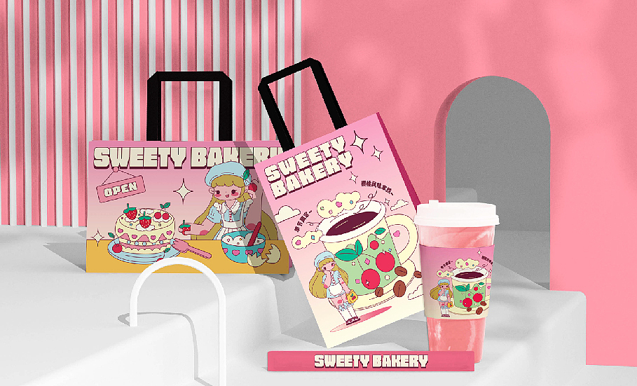 SWEETY BAKERY I 甜心烘焙（图ZMzEyMzk5NjU2） - 品牌 - 站酷设计师黝黑的小芳子原创素材 - 站酷ZCOOL