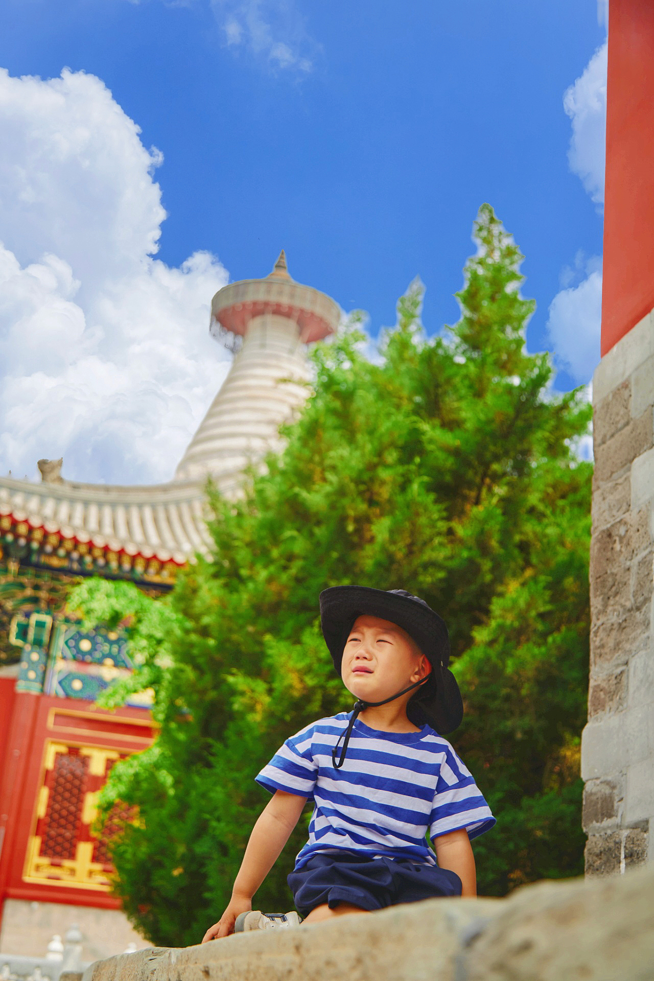 萌娃摄影 | 约了一次白塔寺，感受下北京的胡同