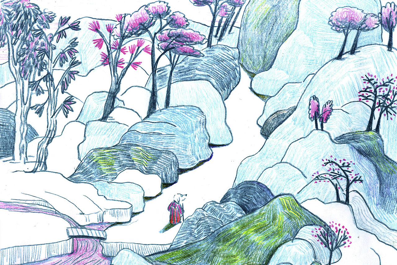 水彩彩铅插画（图ZMzEyMTI0NzY0） - 绘本 - 站酷设计师亦闻闻闻闻原创素材 - 站酷ZCOOL