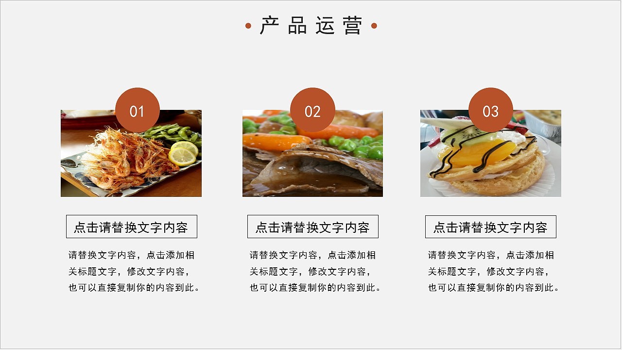 高端大气餐厅项目餐饮商业计划书PPT模板