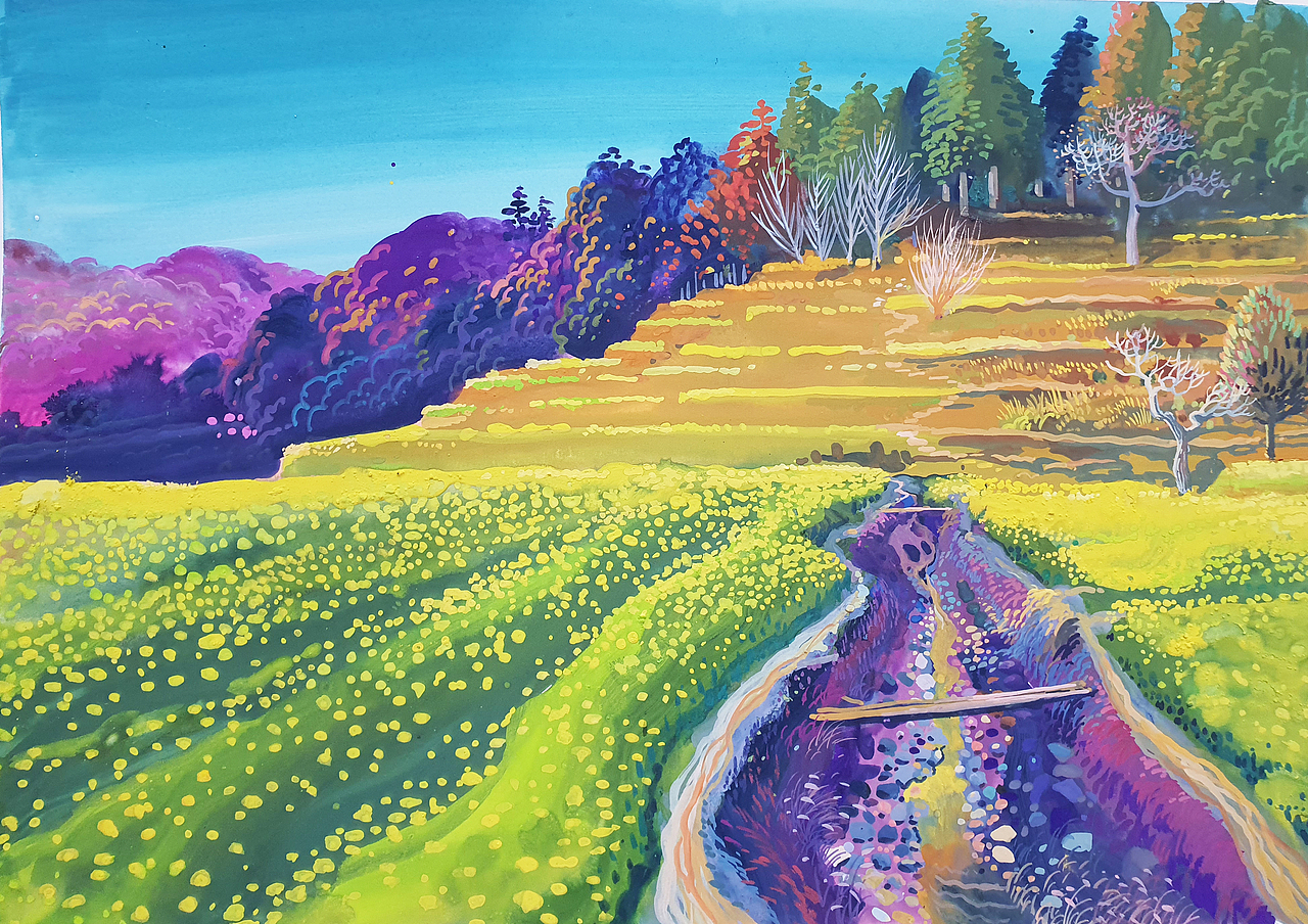 一组新的色彩尝试。（图ZMzQ3NDYyNTE2） - 绘画 - 站酷设计师香肥赵原创素材 - 站酷ZCOOL