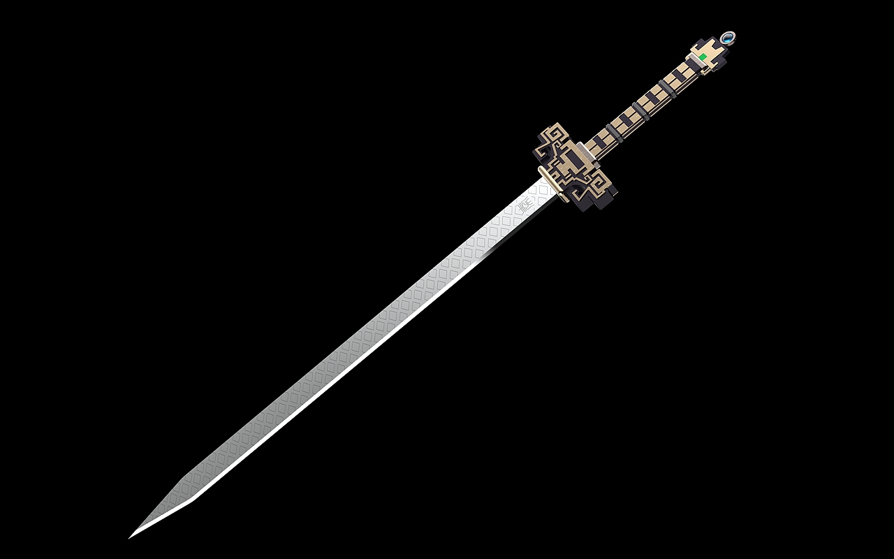 秦时明月兵器建模