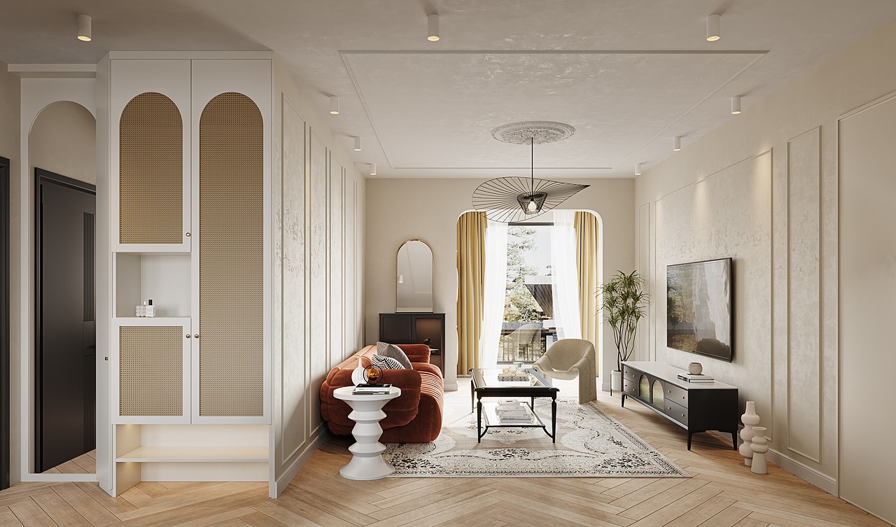 深圳如愿空间设计:喜欢奶油轻法是有原因的!太治愈了