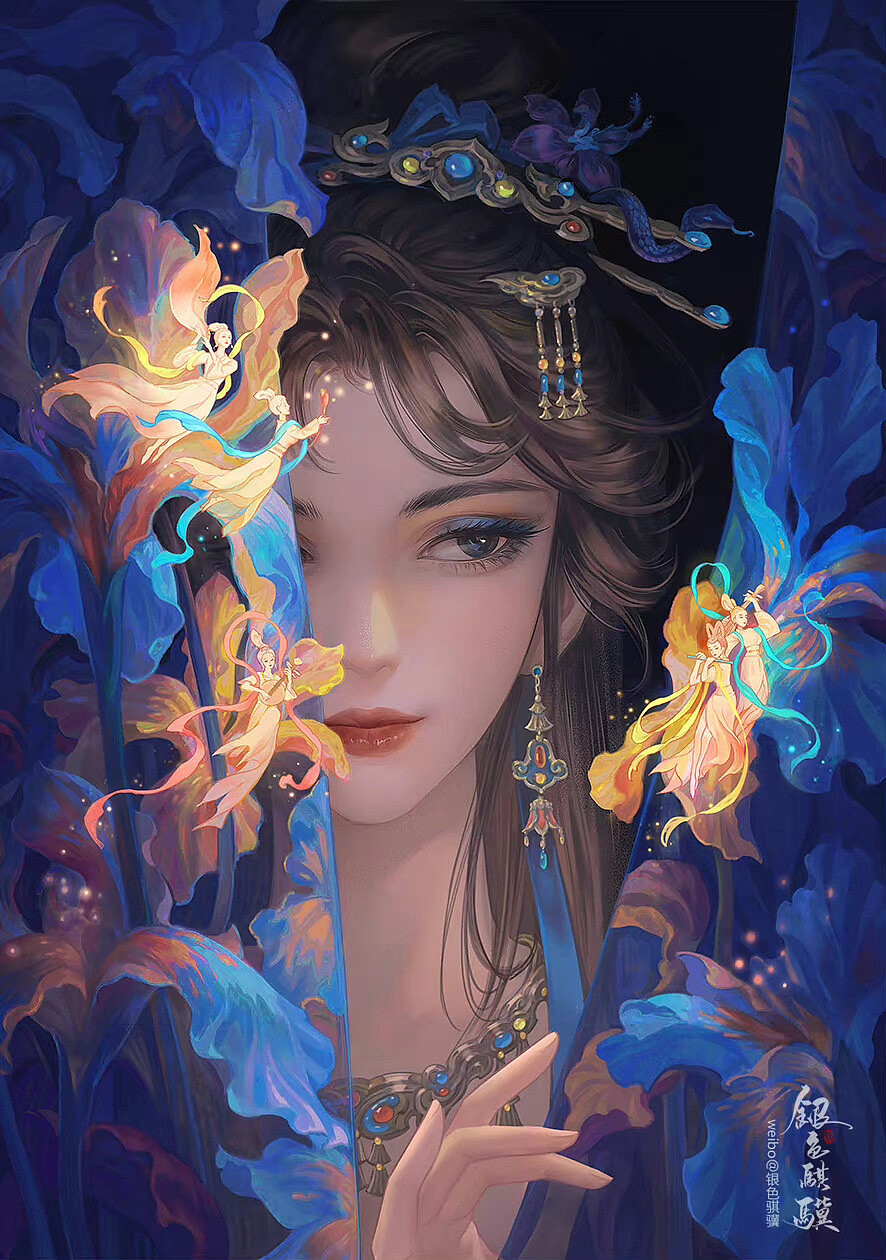 古风（图ZMzI1MjIzMzI0） - 艺术插画 - 站酷设计师千曦少主原创素材 - 站酷ZCOOL
