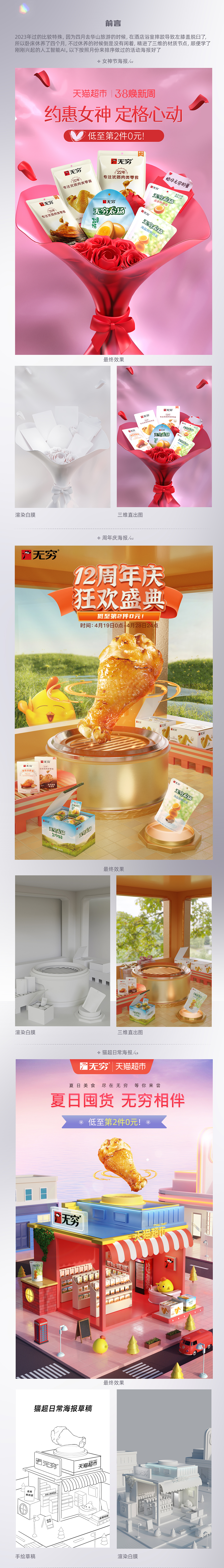 2023年零食食品行业海报/包装/IP形象设计汇总