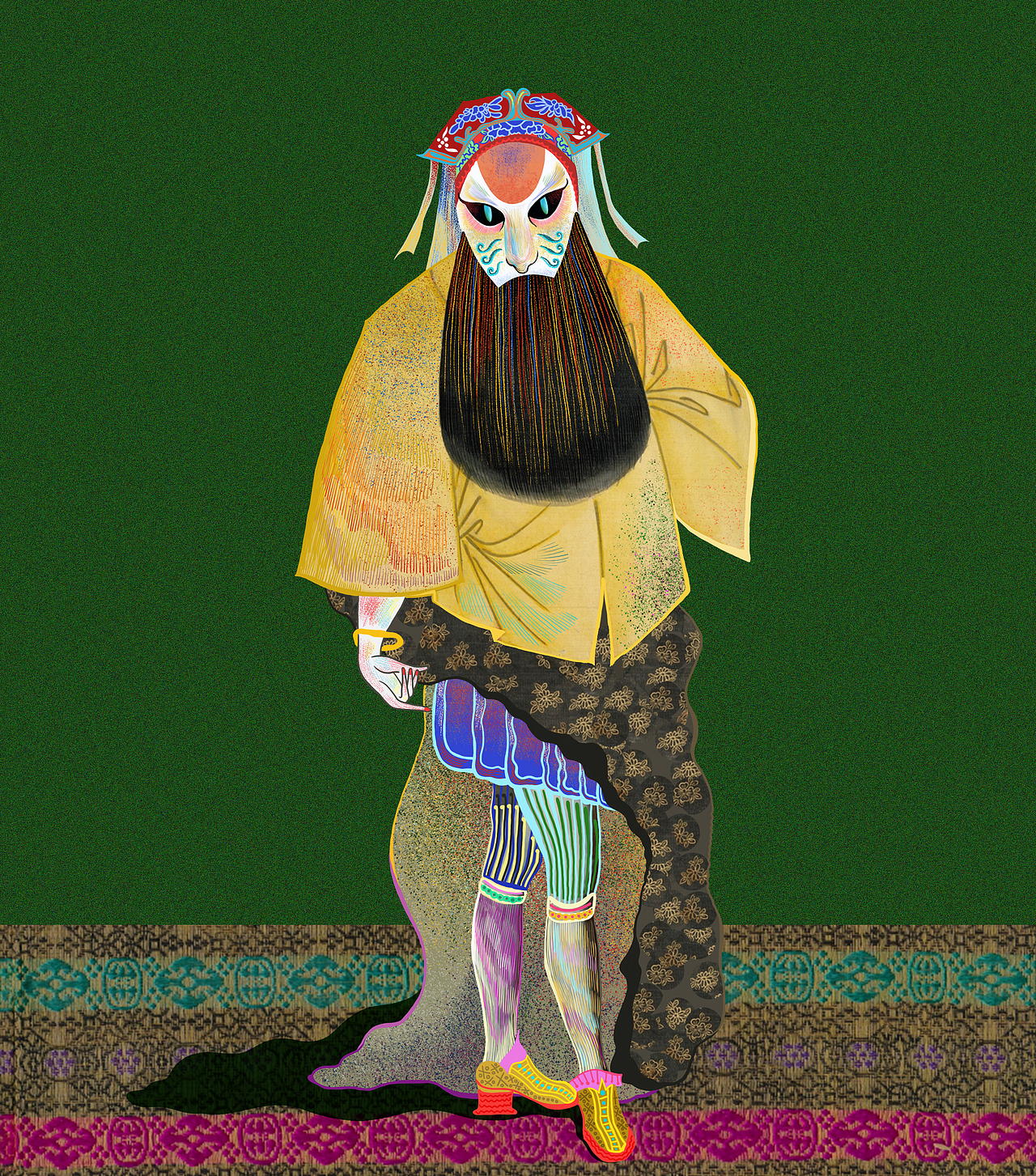 表现主义插画长卷:中国故事