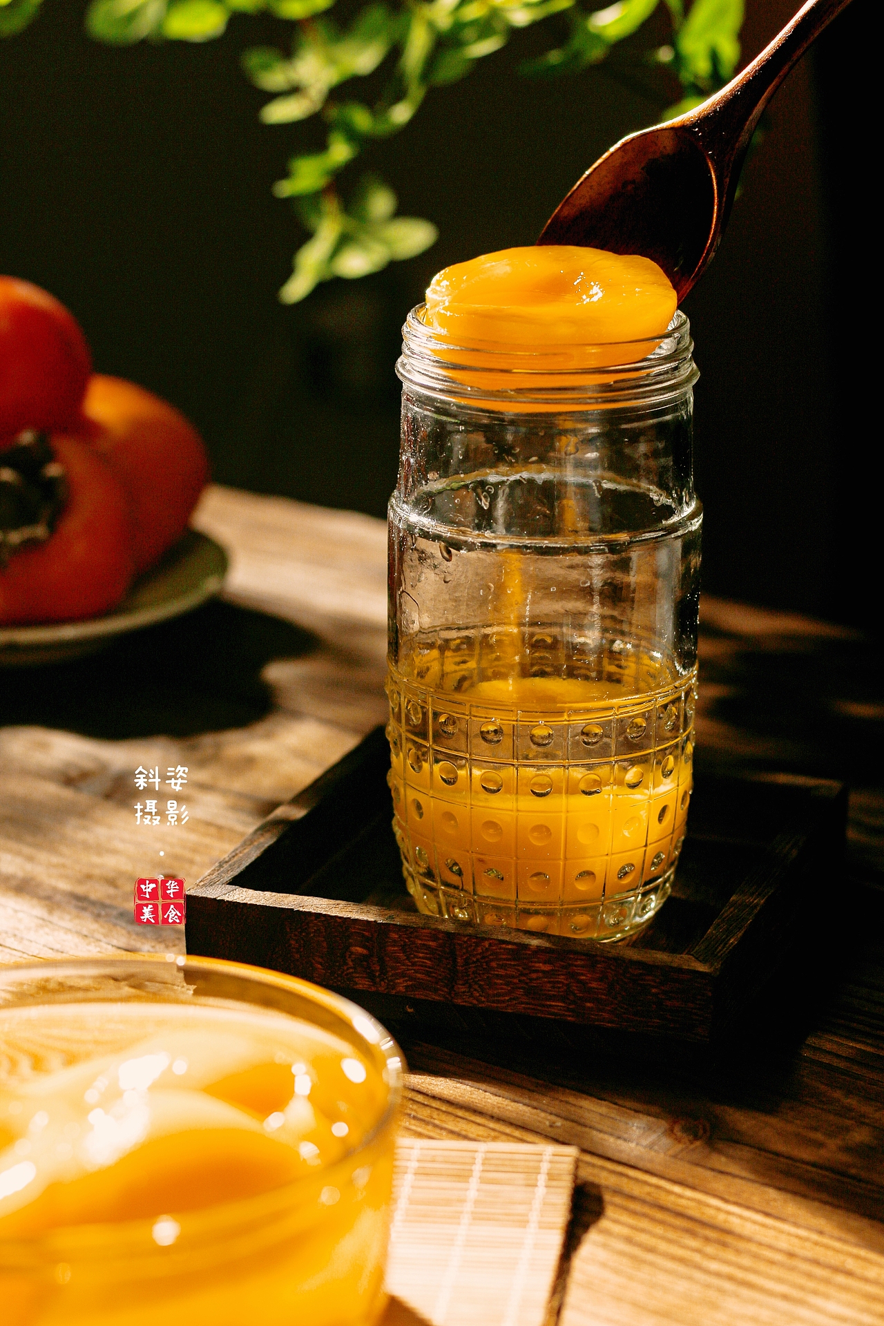 美食摄影|黄桃罐头
