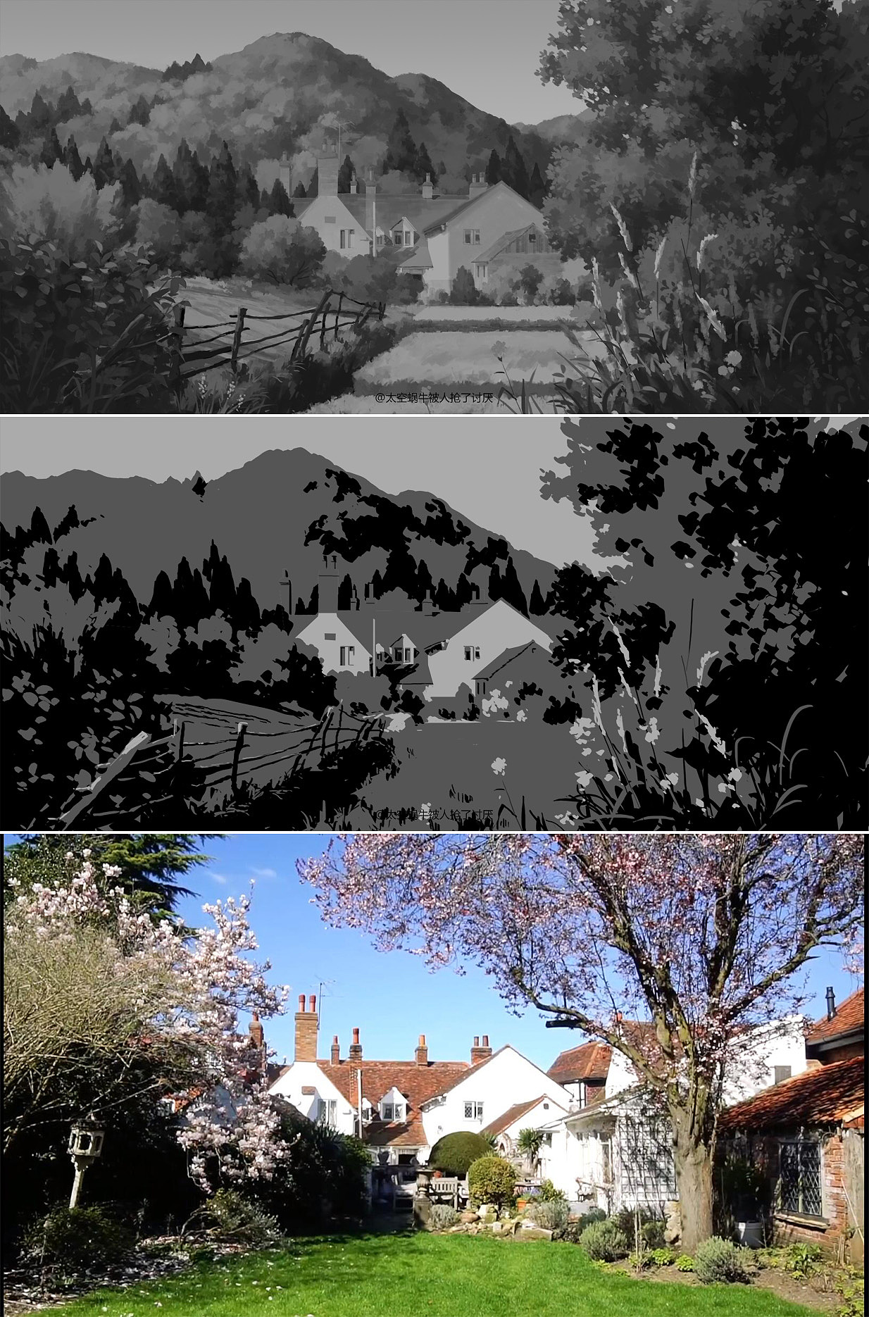 秋日乡村（图ZMzE4OTkwNjcy） - 艺术插画 - 站酷设计师太空蜗牛爱画画原创素材 - 站酷ZCOOL