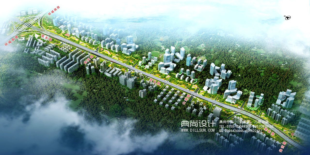 桥梁设计效果图