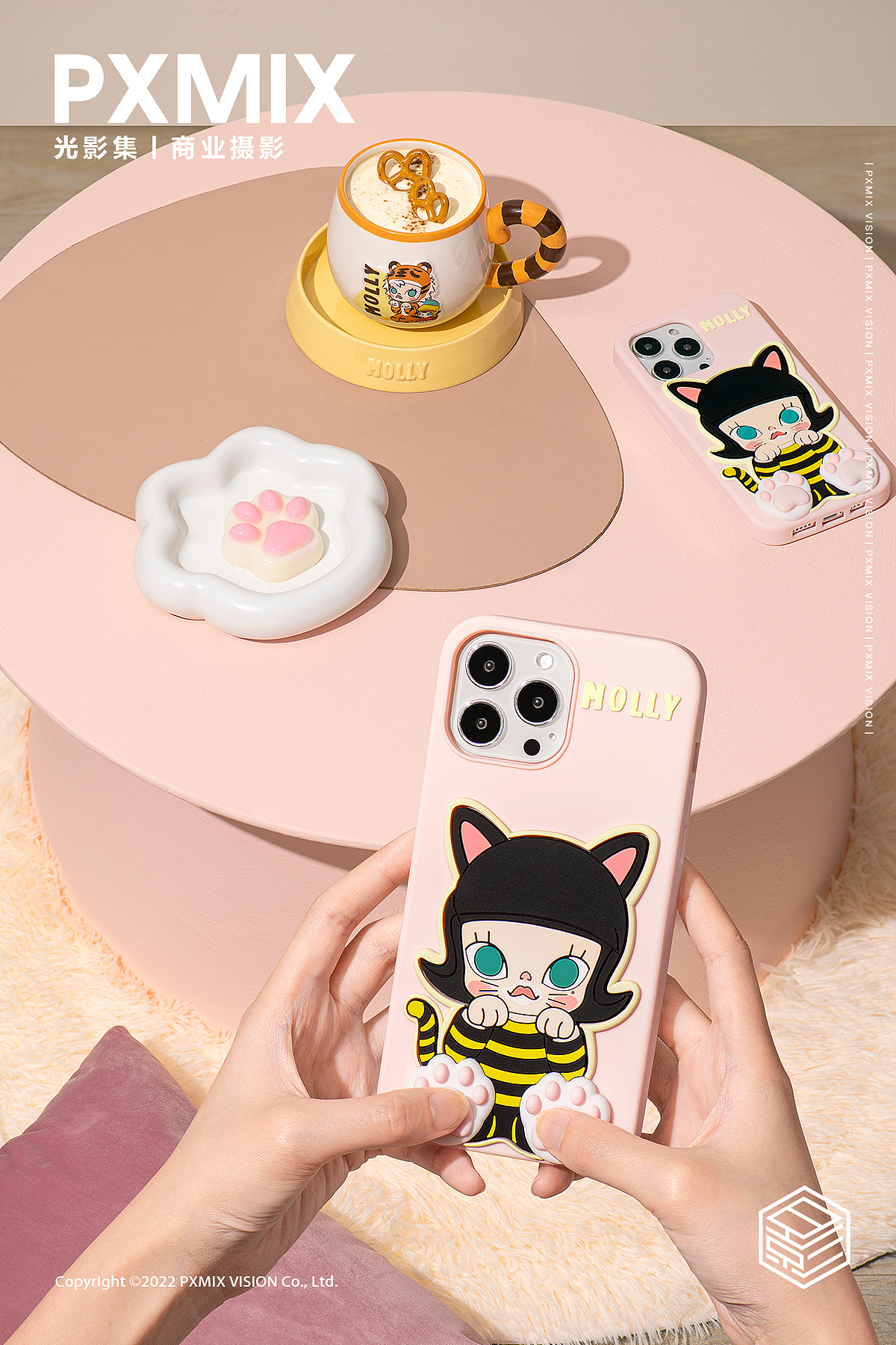 盲盒周边摄影丨泡泡玛特 Molly放空的一天 x 光影集