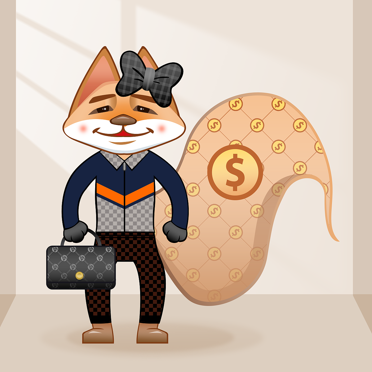 《一个狐狸的梦想》卡通IP设计 数字藏品（图ZMzM3ODQ2NjY4） - 商业插画 - 站酷设计师dryg888原创素材 - 站酷ZCOOL