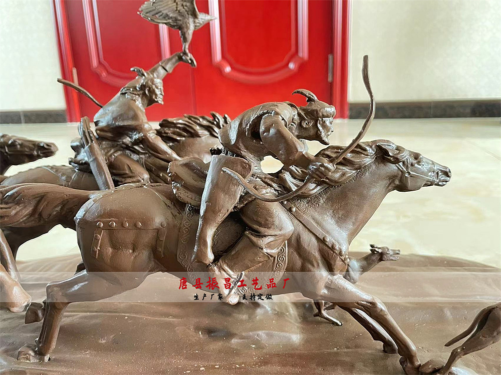 纯铜骑马人物铜雕工艺品雕塑摆件（图ZMjk3ODM3MDg4） - 雕塑 - 站酷设计师唐县振昌工艺品厂原创素材 - 站酷ZCOOL