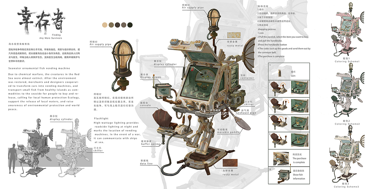 《幸存者》单体道具 | 北斗北学馆·进阶班学员作品（图ZMzMzOTY0MDY4） - 概念设定 - 站酷设计师北斗北学馆原创素材 - 站酷ZCOOL