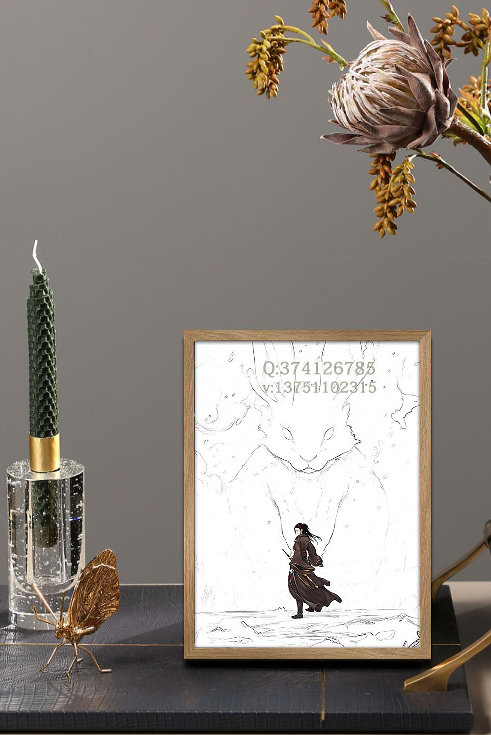 十二生肖灯光画素描客厅装饰画温馨阳光卧室床头氛围灯（图ZMzQ0NTI3MDIw） - 绘画 - 站酷设计师Z94719378原创素材 - 站酷ZCOOL