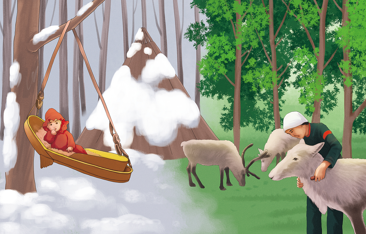 《五十六个名族》（图ZMzQyNTkwODcy） - 绘本 - 站酷设计师玖玥工作室原创素材 - 站酷ZCOOL