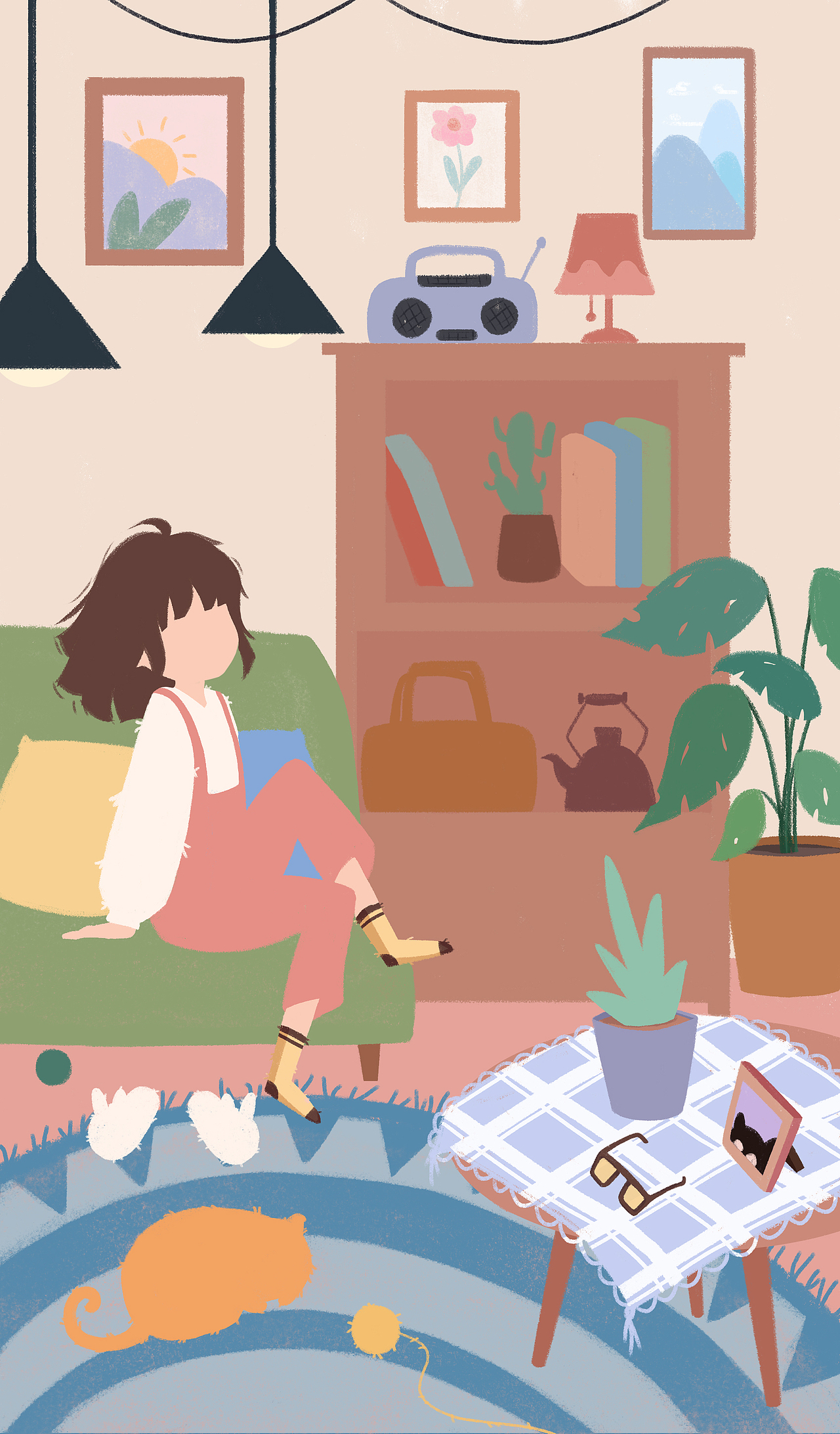 扁平室内场景（图ZMzA5MjAyMjky） - 创作习作 - 站酷设计师何长老原创素材 - 站酷ZCOOL