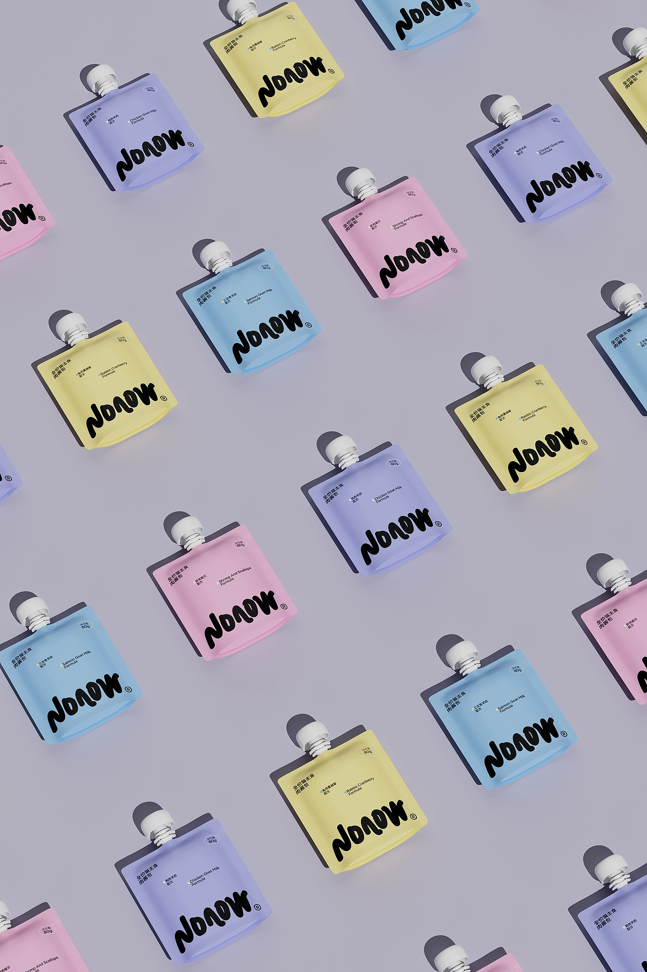 Nonow 宠物猫粮品牌设计 | 狗粮 宠物用品品牌包装设计