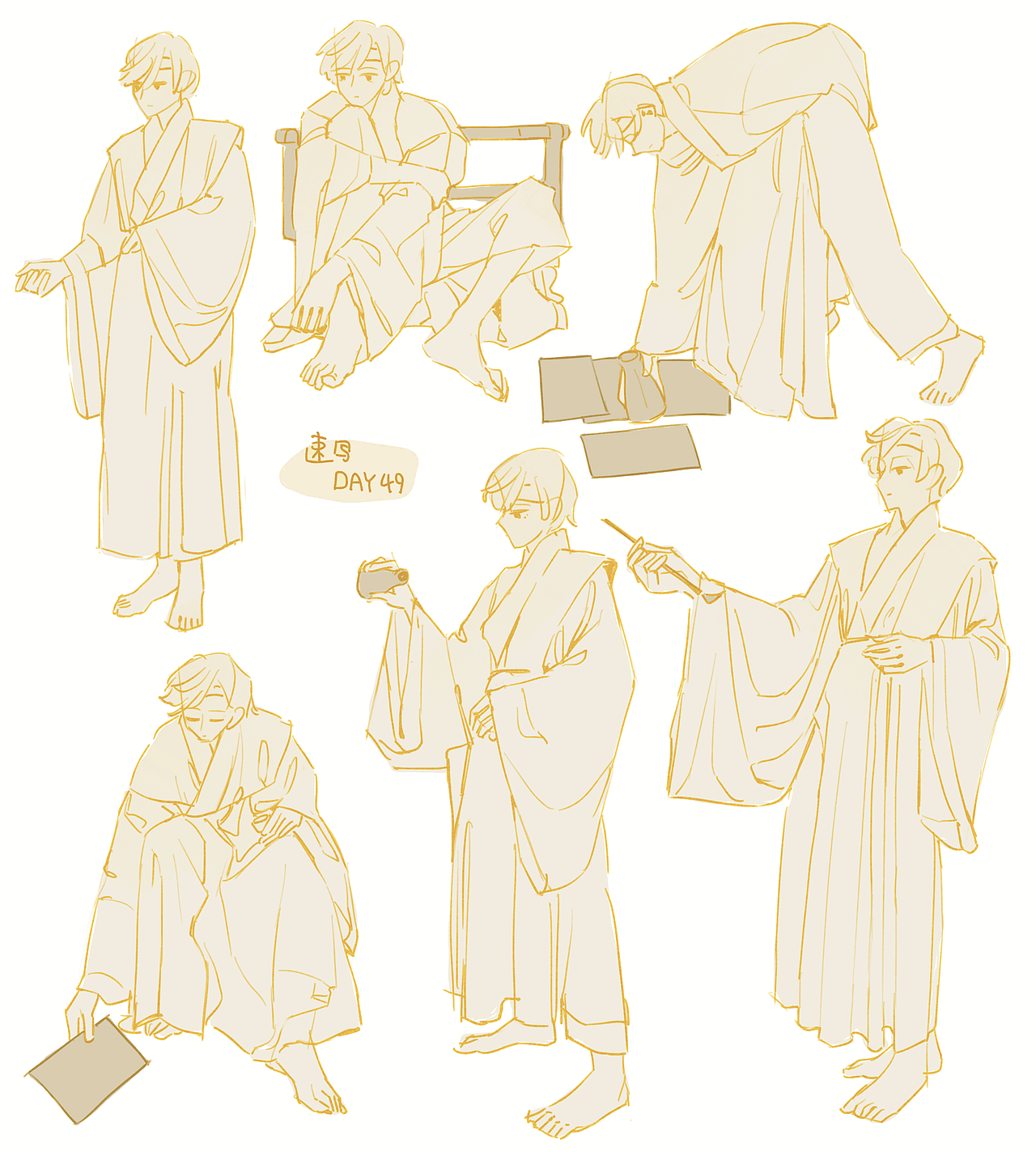 #速写60天挑战赛# day49 @速写班长