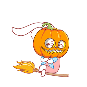 猫与熊 万圣节狂欢 动态表情包 | 原创IP可授权