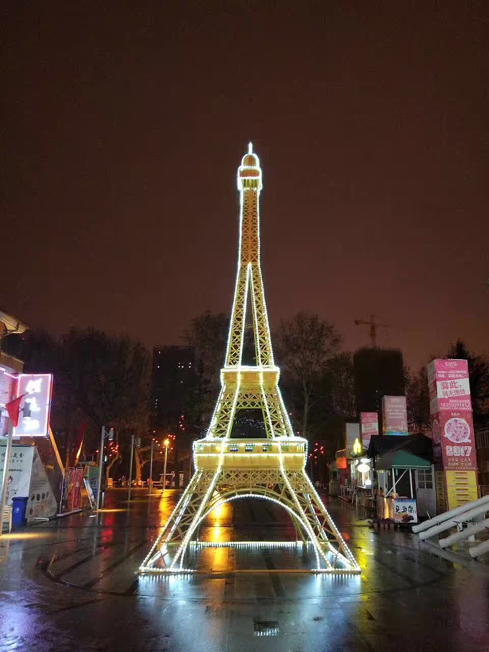 焦作市景区娱乐暖场道具埃菲尔铁塔出租,出售
