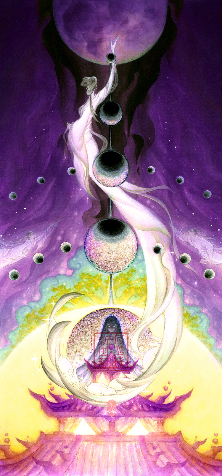 “水墨自然”系列——《月》