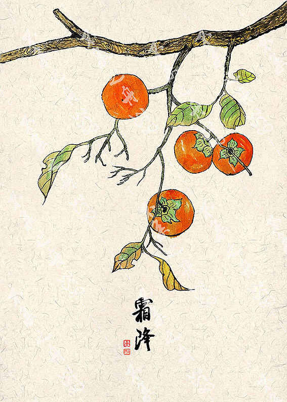 二十四节气--秋季篇（图ZMzAwMDU4MDE2） - 商业插画 - 站酷设计师夜不白358原创素材 - 站酷ZCOOL