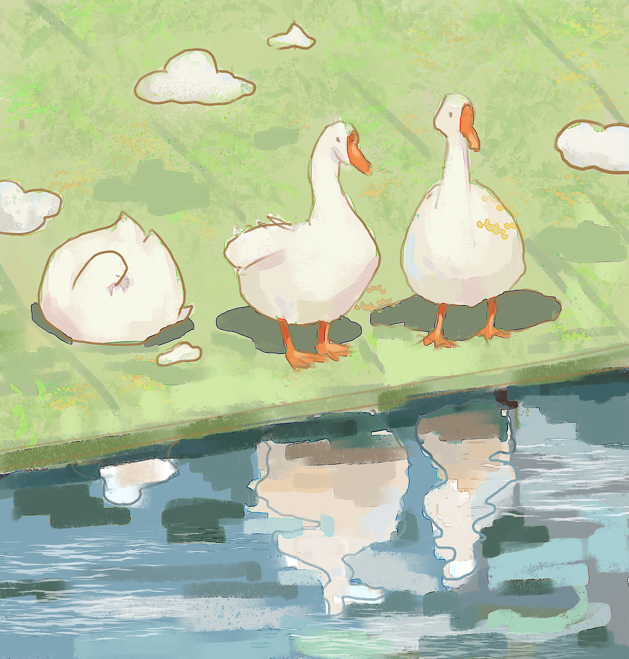 色彩打卡中的一些练习