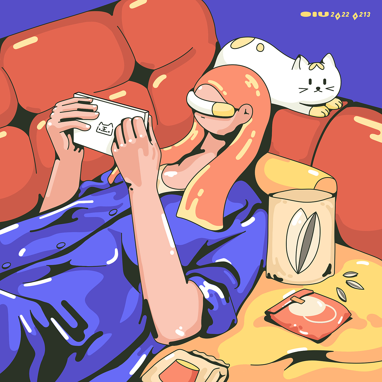 第一梯队插画练习——多彩的人儿呀（图ZMzAxMDkyNDg0） - 创作习作 - 站酷设计师哪块料原创素材 - 站酷ZCOOL