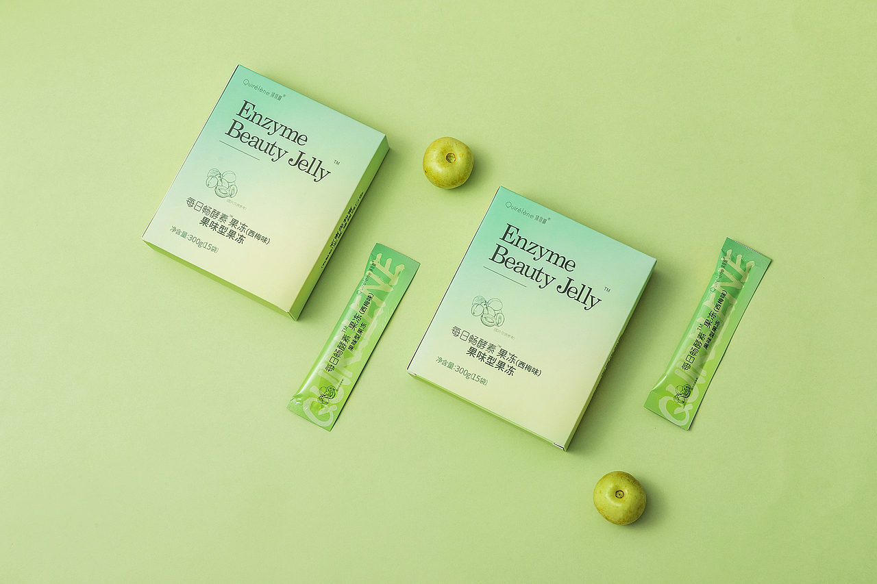 倩优源酵素果冻外包装设计