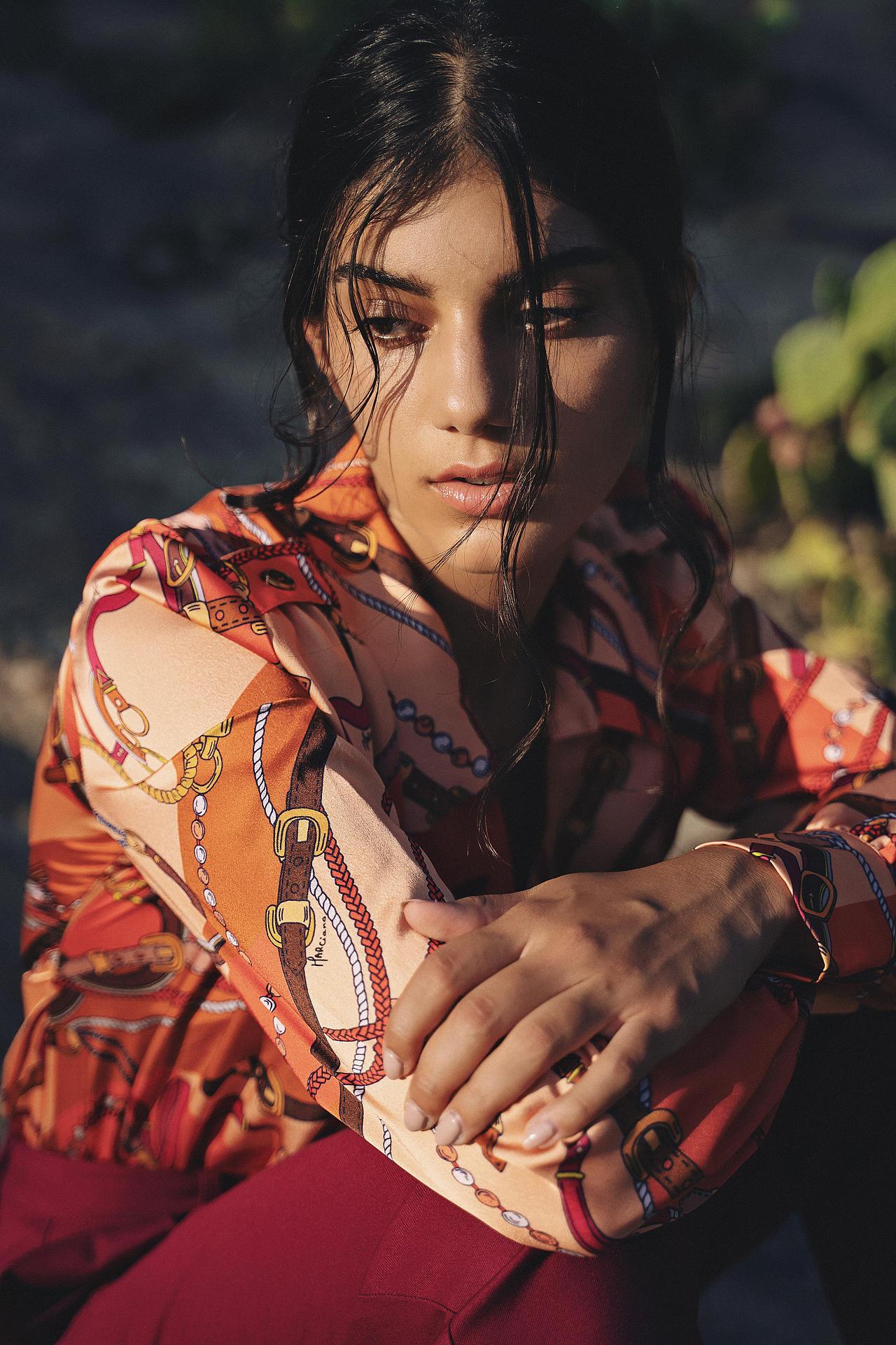 混血感特殊气场女外